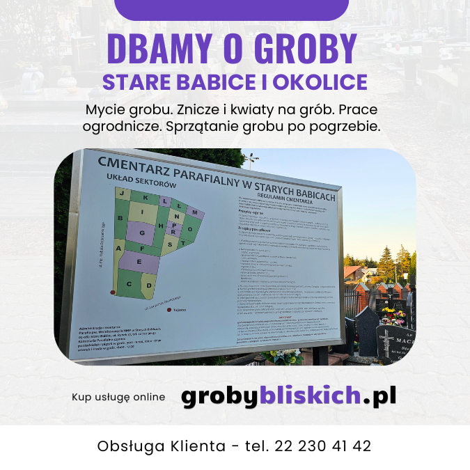 Opieka nad grobami Stare Babice